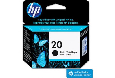 HP 20 Black Ink Cartridge EUR 